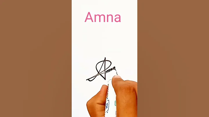 Amna name signatures #shorts