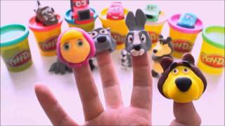 Masha And The Bear Finger Family Song Lollipop