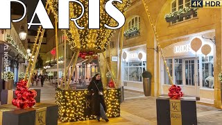 [PARIS 4K] WALK IN PARIS 'CHRISTMAS LIGHTS STREETS WALK' (4K 60FPS VERSION) 02/JANUARY/2024