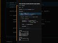 Print calander with python code #programming #softwareengineering #coding #programminglanguage