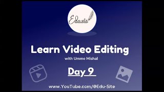 DAY 9 - Learn VIDEO EDITING on KINEMASTER - add ducking effect, effects, stickers layer & text layer screenshot 2