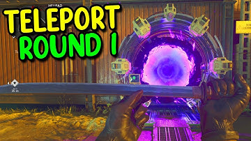 Firebase Z - How To Teleport on ROUND 1 with 0 Kills (Cold War Zombies DLC) #SHORTS