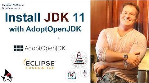 Install JDK 11 with AdoptOpenJDK (Eclipse Adoptium) Example