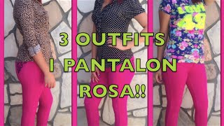 Outfits Con Pantalon Rosa/Fuchsia! (peticion) - YouTube