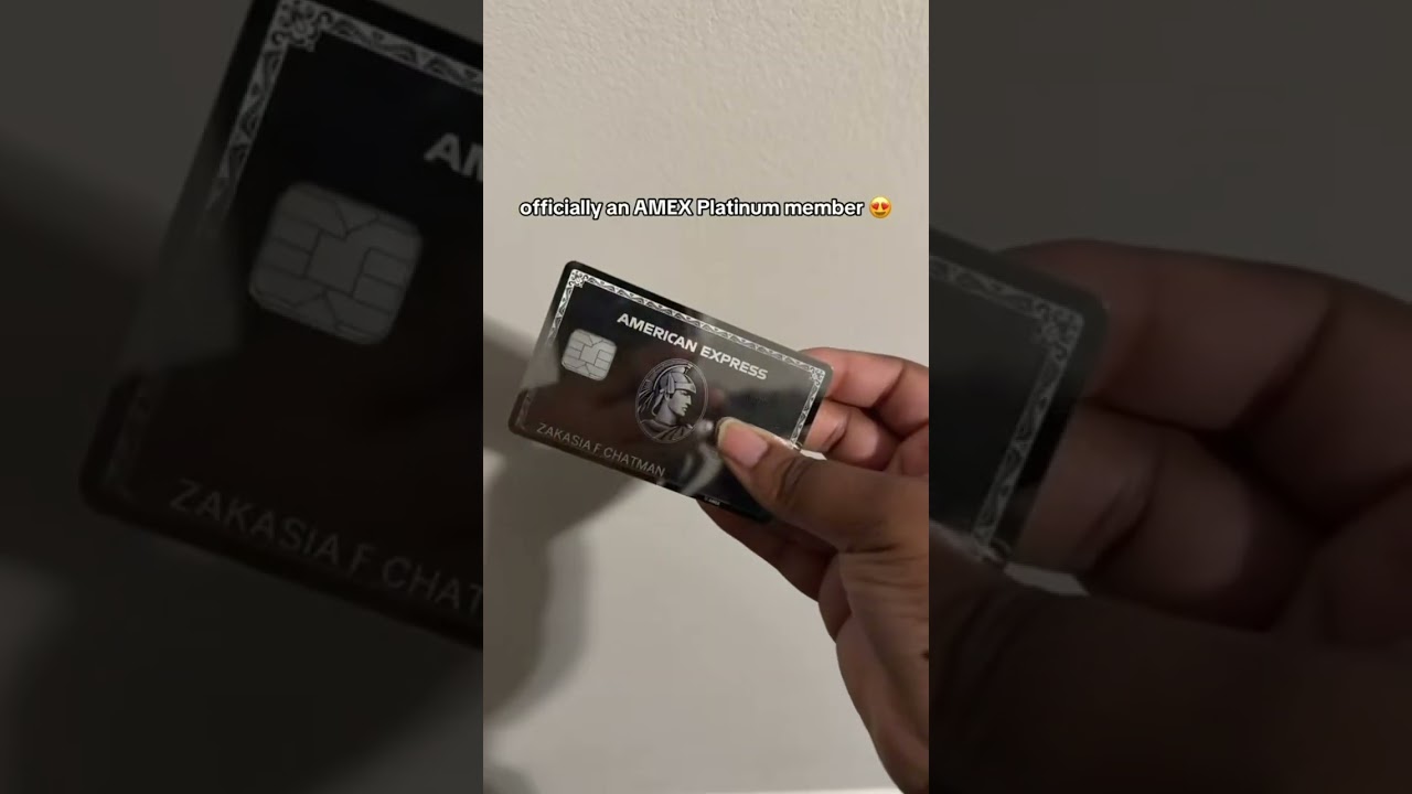 The mirrored AMEX Platinum card is TEA 😜 
