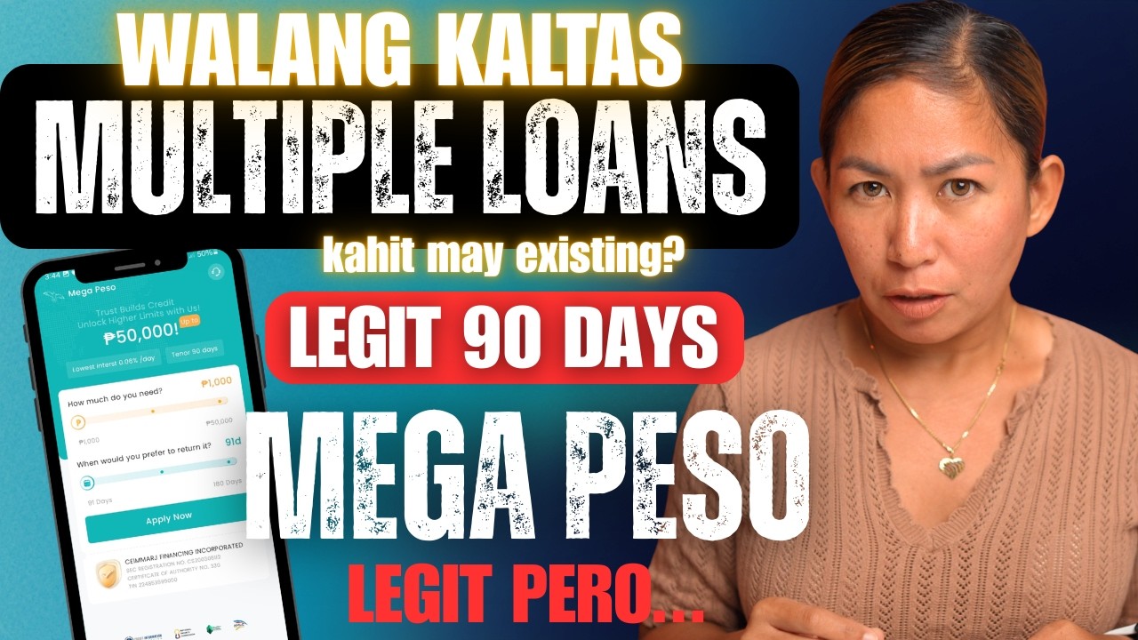Mega Peso Instant Cash Loan, Legit, Walang Bawas Pero Dapat Kilalanin Mabuti and This is Why