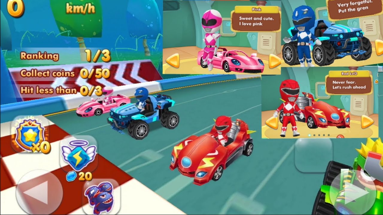 Power rangers game android rangers race transforming heroes game power ranger YouTube