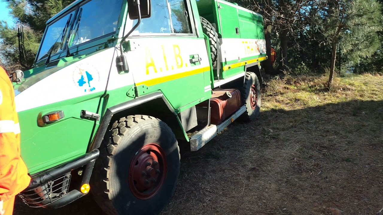 Incendio Musinè Intervento A.I.B. visto da vicino