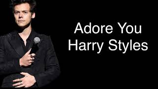 Harry Styles — Adore You lyrics