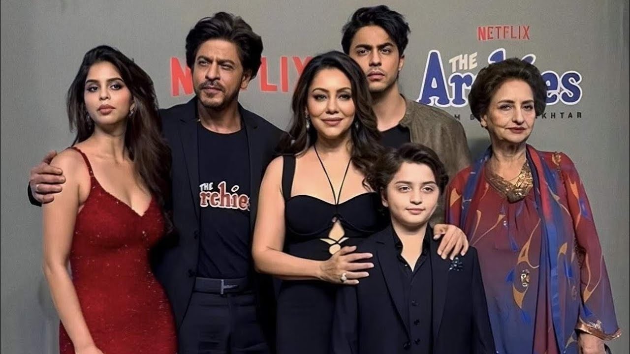 Archies Movie Premiere: Shah Rukh Khan, Suhana Khan, Khushi Kapoor ...