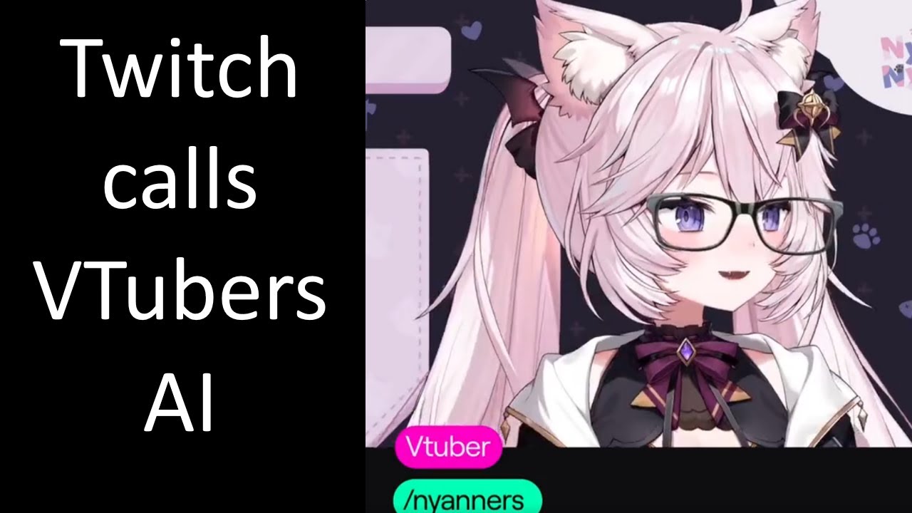 Twitch calls VTubers AI generated - YouTube
