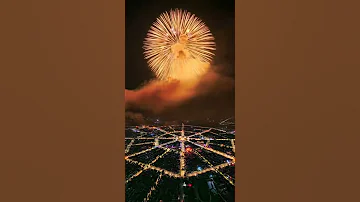New Year Celebration In China Newyear2022 FireworksLightningShow LightningShow 