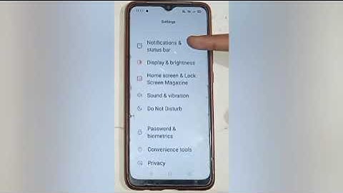 How to show off lock screen notification in realme c25,show off lock screen notification settings