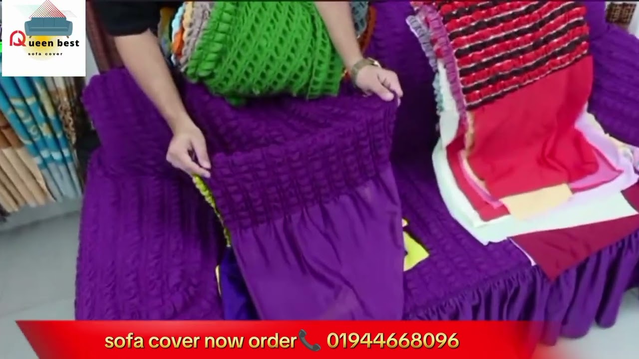 Распаковка оригинальных турецких чехлов для дивана.