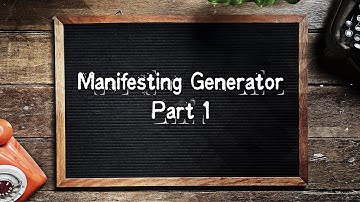 Manifesting Generator Type Part 1/ Learning Human Design By Denise Mathew