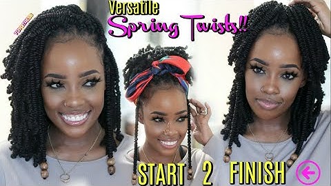12" SPRING TWISTS! DETAILED CROCHET BRAID PATTERN | BIRTH CONTROL ISSUE UPDATE | TOYOTRESS |DOSSIER