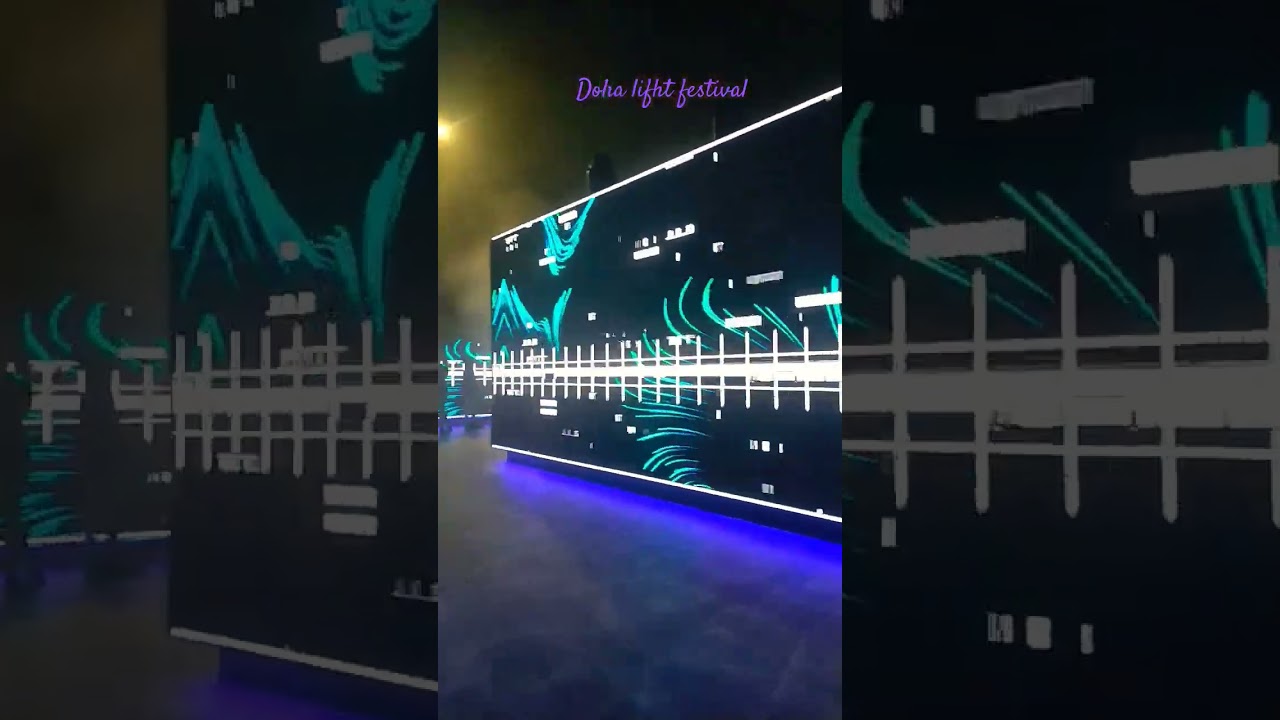 doha light festival at corniche 