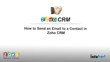 How to Send an Email to a Contact in Zoho CRM