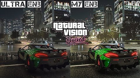 GTA V-4K NaturalVision Evolved - Ultra ENB Settings vs My ENB Settings Gameplay Comparison