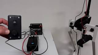 DIY 12V 100A PWM Trolling Motor Remote Test