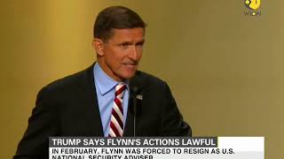 Donald Trump notes Flynn lied to FBI