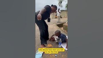 Heartless Woman Destroys Poor Boy’s Food|But Karma Hits Back Hard#youtubeshorts #short