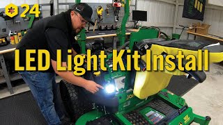 How to Install LED Work Light Kit on John Deere Z7 Mower