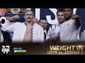 WEIGHT IN | FACE OFF | USYK vs. JOSHUA 2