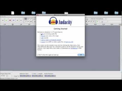 How to navigate Audacity