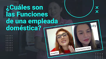 ¿Cuáles son las 4 funciones del servicio doméstico?