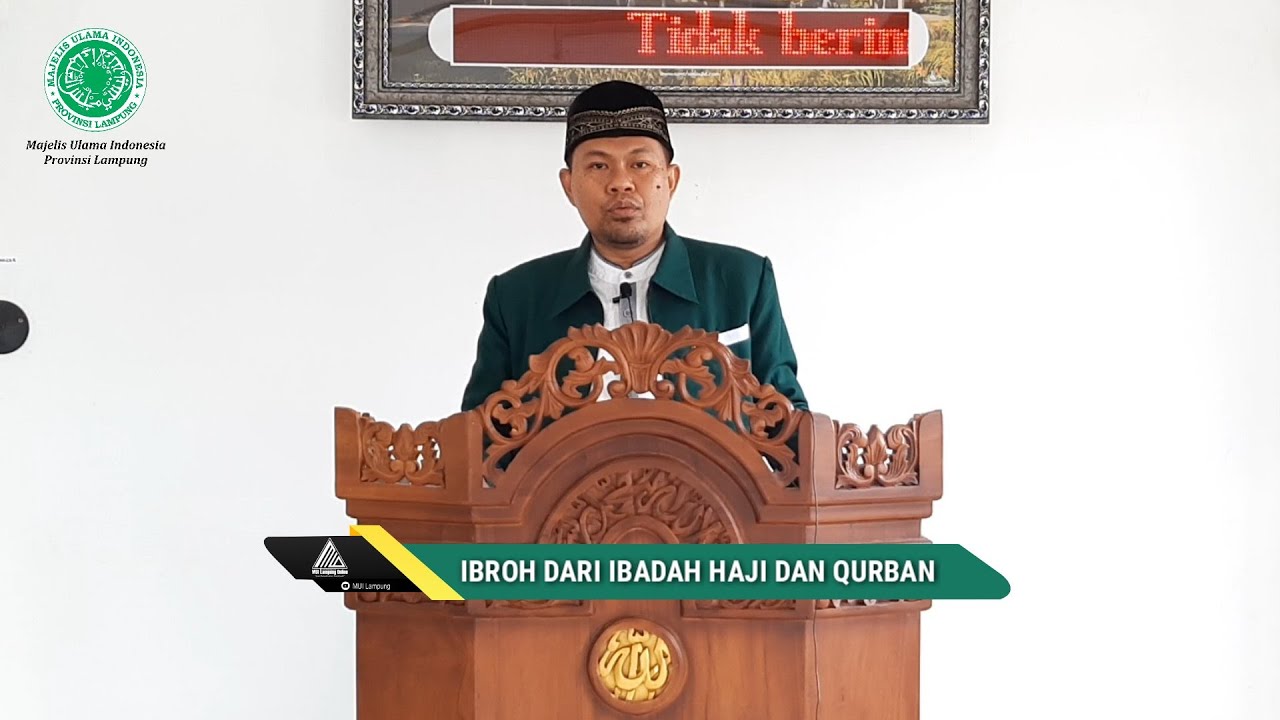 Khutbah Idul Adha + Teksnya II Ibroh dari Ibadah Haji dan Qurban - YouTube