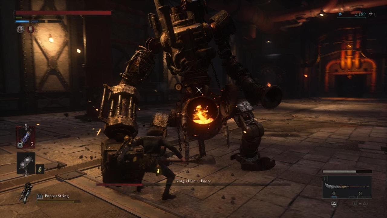 LIES OF P KINGS FLAME FUOCO BOSS FIGHT PS5 4K