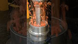 Hydraulic Press vs Carrots Slices Makes Oddly Satisfying Moment