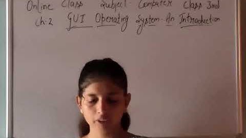 Class- 3rd chapter- 2nd GUI Operating System- An Introduction (part- 3)