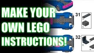 Make your own Lego Instructions Tutorial!