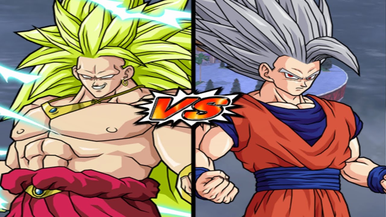 DBZ BT4 BETA 13 GOD Broly (ssj3) VS Beast Gohan - YouTube