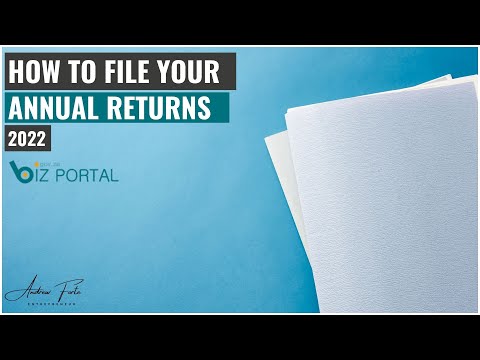 How to File Annual Returns on Biz Portal (2022)