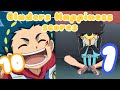 How happy beyblade burst characters are from a score of 110