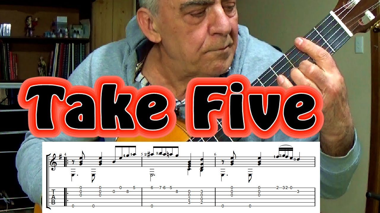 Take Five – Fingerstyle Guitar Solo (Easy Arrangement + TAB)