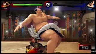 Virtua Fighter 5 Ultimate Showdown Fat Boy Sumo VS Little Girl