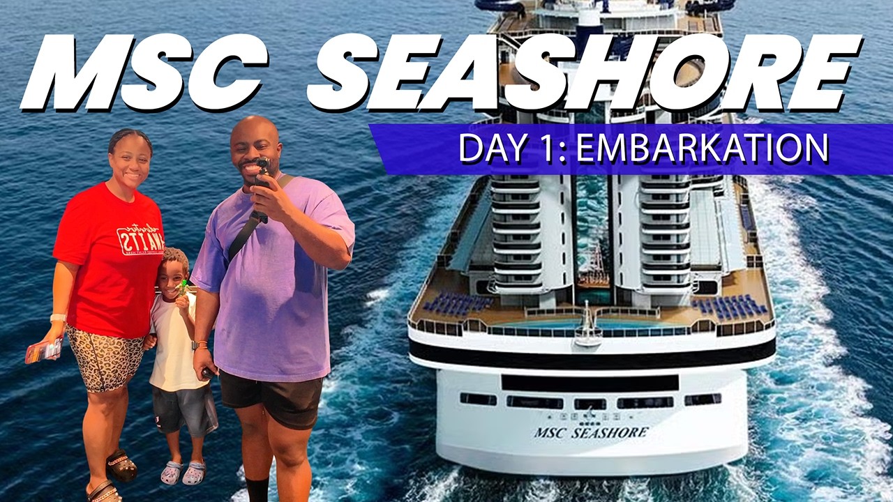 2026 MSC Seashore Vlog | Day 1 - Embarkation | The Rice Residence