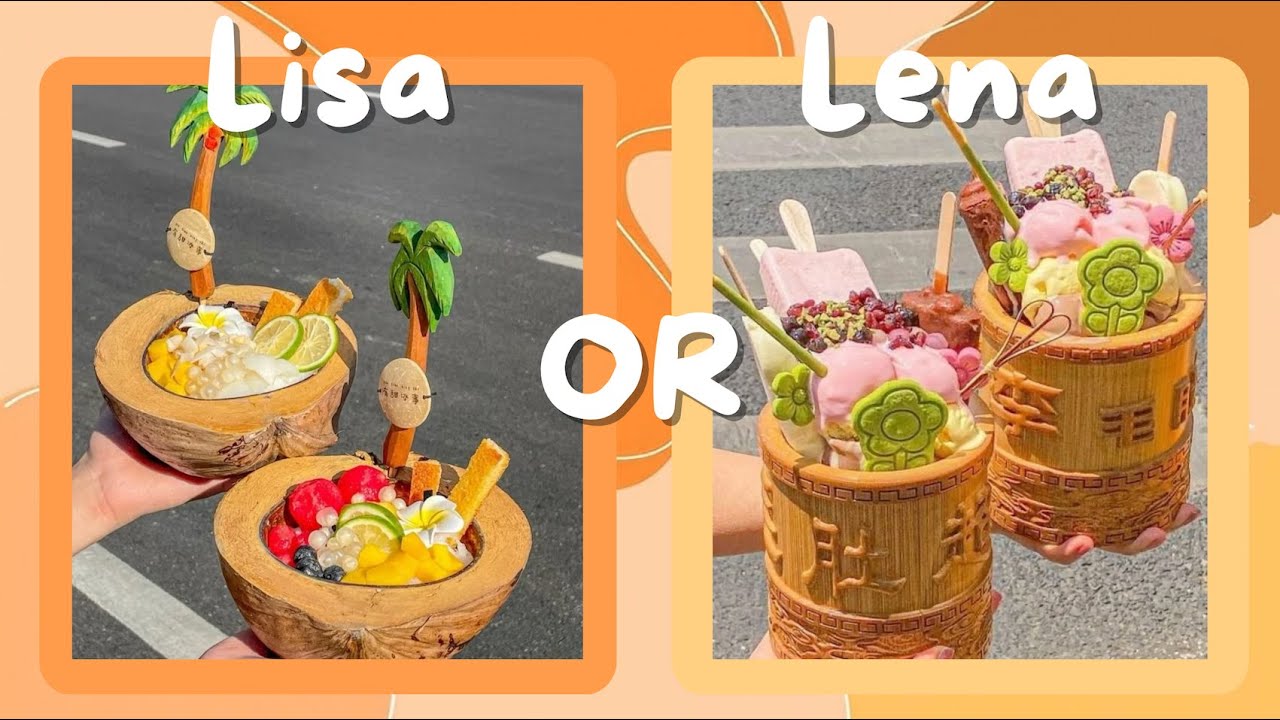 Lisa or lena || food edition pt5 🍡