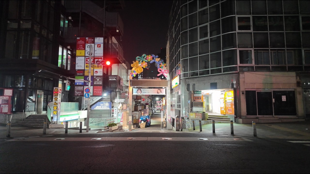 4k30fps)2026年7月25日 深夜3時の原宿竹下通りを歩いてみた IRL