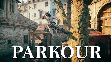Smooth Improvised AC Unity Parkour Clips...