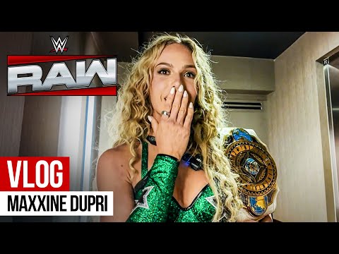Behind the scenes of Maxxine Dupri’s first title win: WWE Vlog