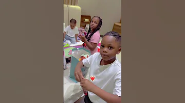 Diamond Platnumz S Kids Tiffah Dangote Nillan Meet Naseeb Junior In Tanzania 