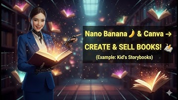 Create & Sell Books with AI (Nano Banana) & Canva | Amazon & Etsy