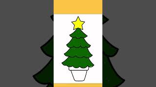 🎄 Coloring a Christmas Tree! 🌟✨ | Relaxing Coloring Game 🎨