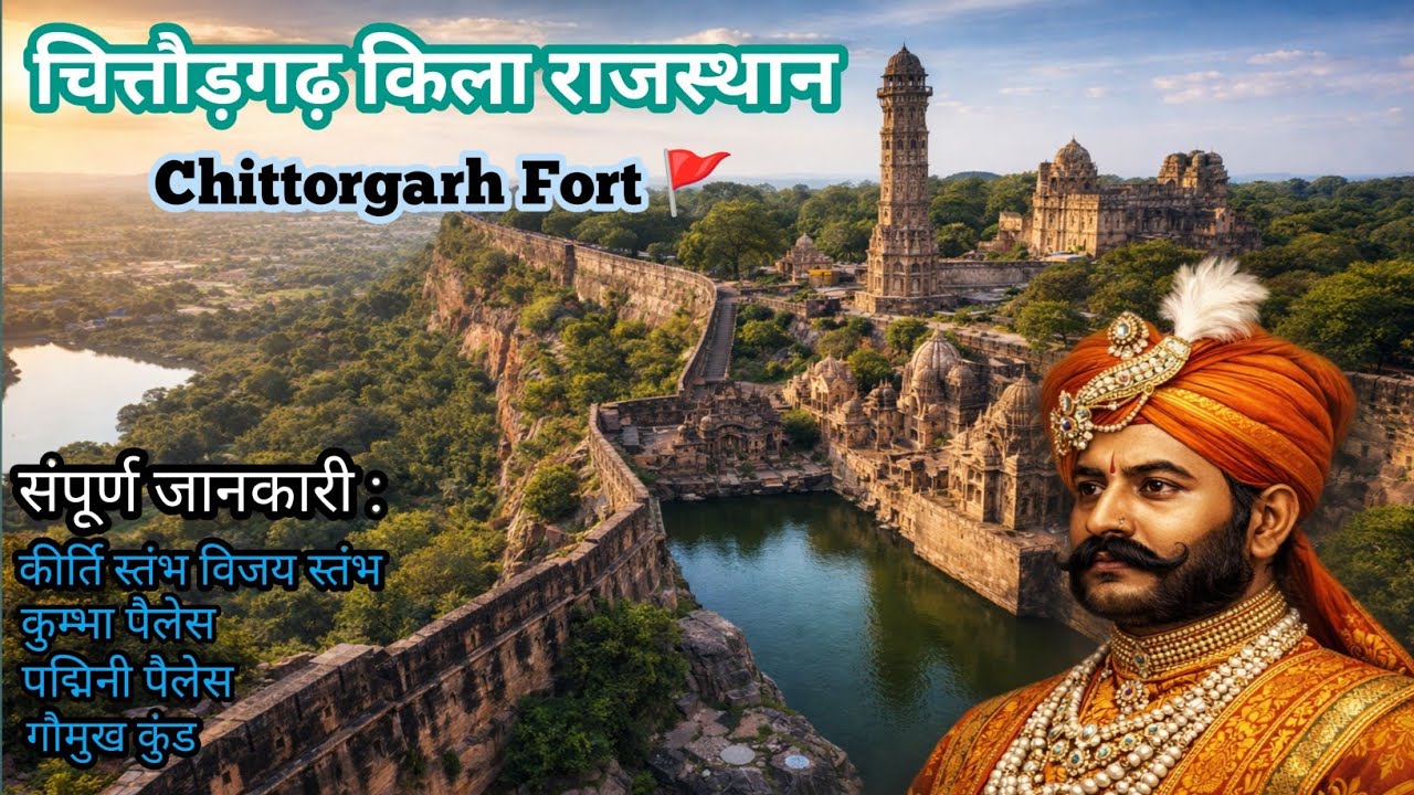 Chittorgarh Fort History Tour Guide | Rani Padmini Mahal | चित्तौड़गढ़ का इतिहास #chittorgarh 