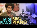 MIDI vs REAL Piano - which one should YOU get? [Hindi]